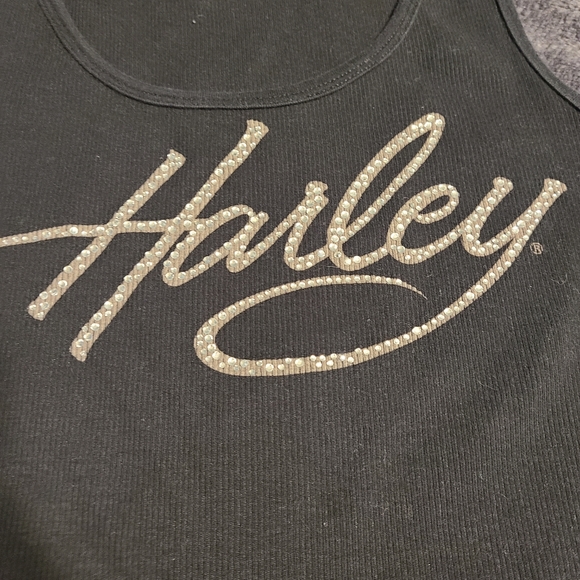 Harley Davidson tank top with bling - Picture 2 of 4